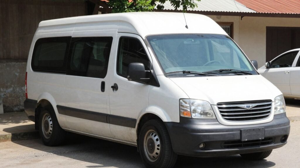 Chrysler Grand Voyager van for wrecking in Perth.