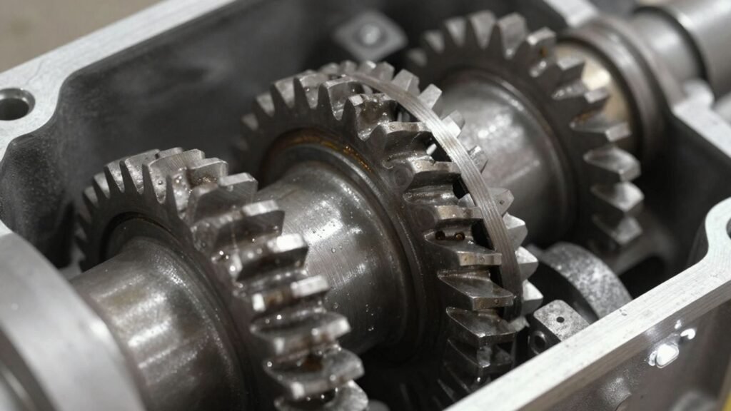 Used Chrysler gearbox with visible gears and casing.